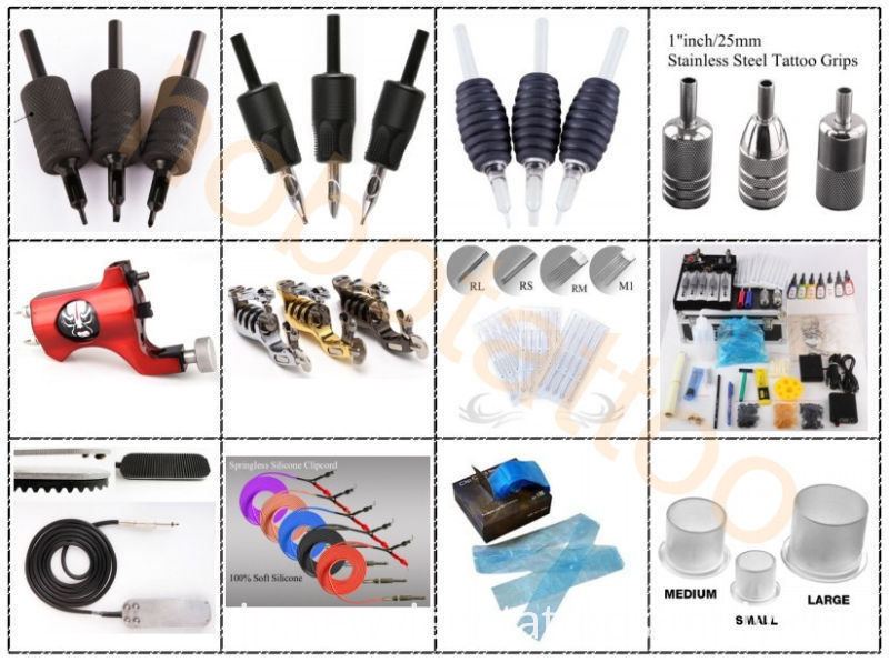 Tattoo Supplies - Hot Stainless Steel Tattoo Grips (16mm, 19mm, 22mm, 25mm, 30mm available)